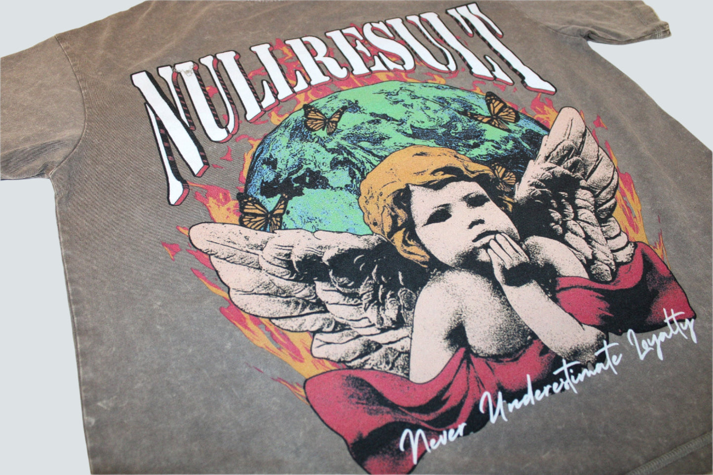 EARTH LINE - ANGEL TSHIRT - ASH GREY